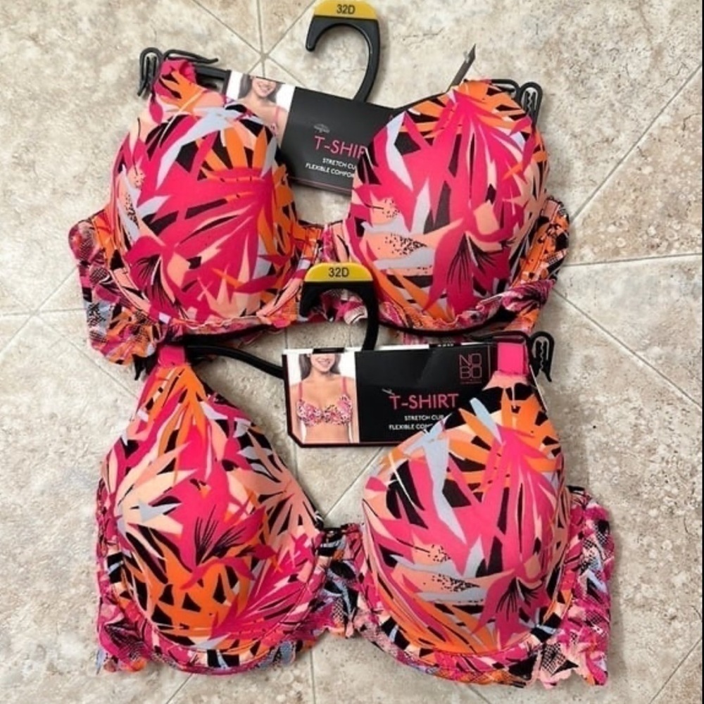 Women’s No Boundries Pink 32 D  T-Shirt Bras